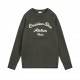 P290 Dior Dior CD2023FW New Wool Plain Christian Dio^Atelier Embroidered Knit Pullover Sweater.Paying homage to the Dio designer   this knitwear piece is crafted from wool plain knit and adorned with Christian Dio^Atelie