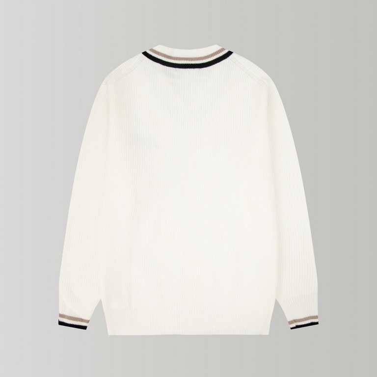 P230 Model No. D30 Size XS-S-M-L23ss website synchronization new v-neck knit pullover sweaterCollege style and a sense of luxury into one, minimalist logo embroidery elements visual quite elegant fashionable, soft and de