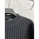 P330Parisian Balenciaga new 23FW BLCG collar label sweater black men and women with the same modelsProcess description knitted ribbed hem and cuffs using 12 knitting machine to do single-sided process its shrinkage size 