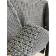 P330Parisian Balenciaga new 23FW BLCG collar label sweater black men and women with the same modelsProcess description knitted ribbed hem and cuffs using 12 knitting machine to do single-sided process its shrinkage size 