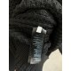 P330Parisian Balenciaga new 23FW BLCG collar label sweater black men and women with the same modelsProcess description knitted ribbed hem and cuffs using 12 knitting machine to do single-sided process its shrinkage size 