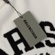 p265 balenciaga balenciaga parisian house sweater knit sweater loose version23ss limited slogan letters jacquard Guest imported sweater fabrics mountain wool raw material yarn 7 needle imported knitting machine manufactu