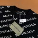 P230 (heavy weight high version)Balenciaga   Balenciaga 23ss new jacquard small letters wool knit sweater sweater OS shape  Men's and women's alikeThe whole garment 500 grams of heavy weight seconds market currencyThe wo