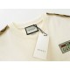 GUCCI Gucci 2024 spring and summer new classic embroidery letters logo short sleeve T-shirtExclusive network first Hundreds of models with perfect detailing260 grams of brand-name cotton fabricVery delicateOriginal fabri