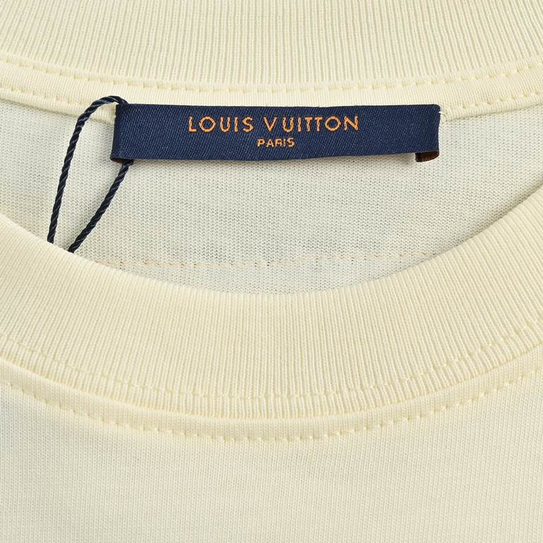 Louis Vuitton Louis Vuitton 23ss Year of the Rabbit Rabbit Print Short SleeveCustomized 240 grams of the same vat-dyed fabrics feel very comfortableSpring and summer latest brick cabinet synchronization os drop-shoulder 