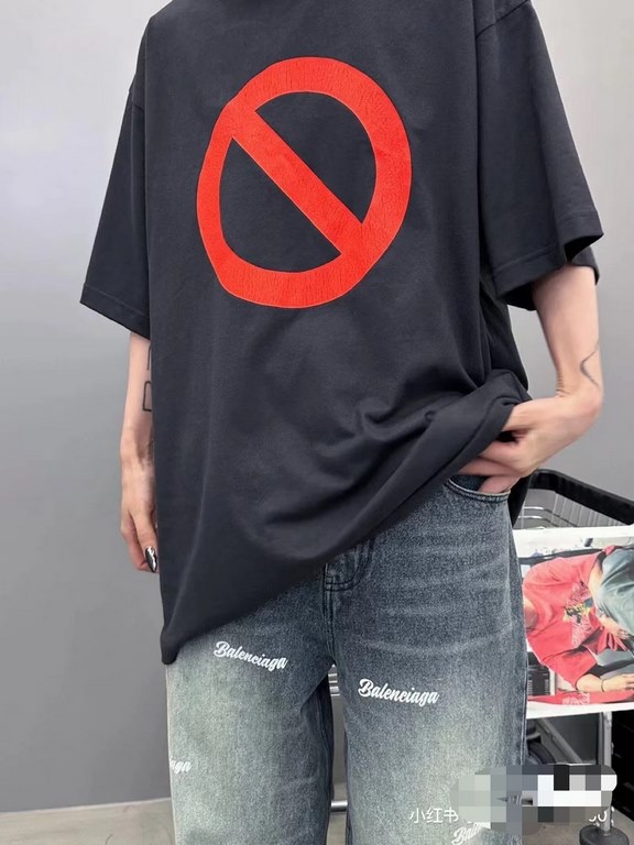 Balenciaga Balenciaga BLCG Co-Branded BFRND 24SS Banned Icons Short Sleeve T-Shirt, Top Collection