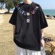 #Louis Vuitton 23ss Necklace Pendant Colorful Monogram Print Short Sleeve Upper