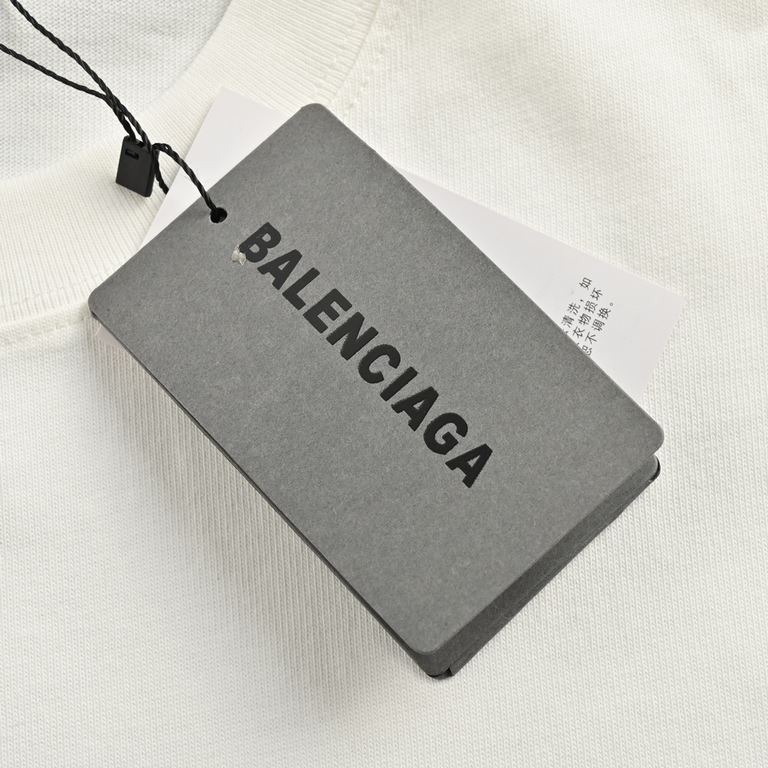 Balenciaga  Balenciaga Paris 24ss nologo tortoise print short sleeveClassic minimalist printed short sleeves in a tortoise print. The nologo logo is printed on the back of the chest. Gray and white color scheme is atmosp