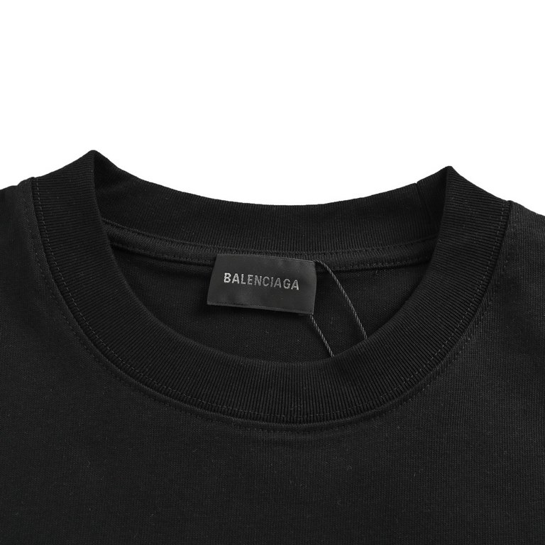 Balenciaga  Balenciaga Paris 24ss nologo tortoise print short sleeveClassic minimalist printed short sleeves in a tortoise print. The nologo logo is printed on the back of the chest. Gray and white color scheme is atmosp