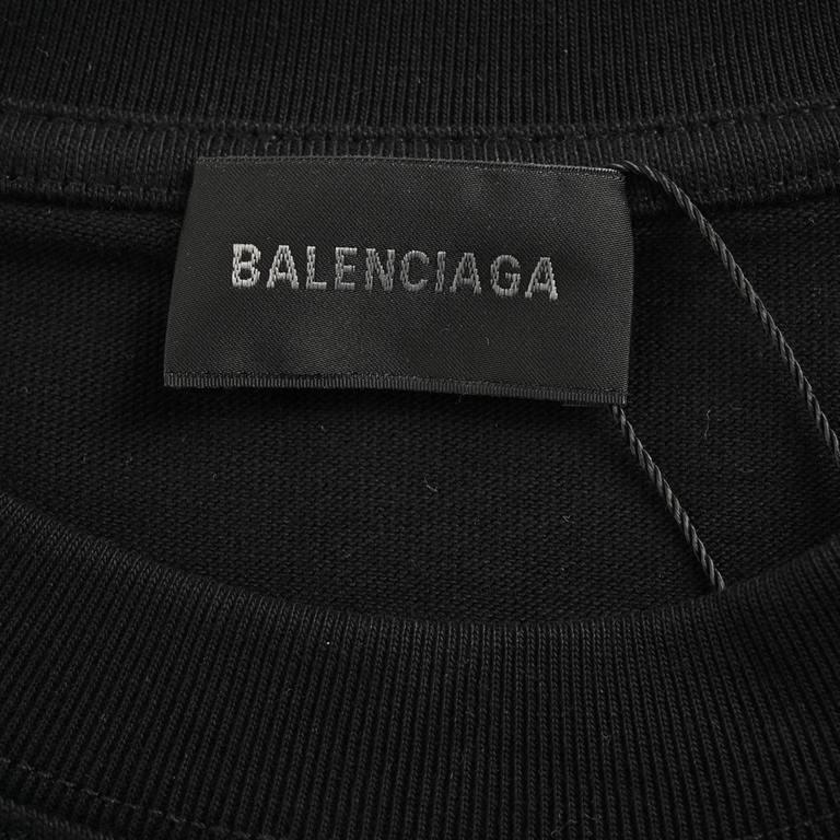 Balenciaga  Balenciaga Paris 24ss nologo tortoise print short sleeveClassic minimalist printed short sleeves in a tortoise print. The nologo logo is printed on the back of the chest. Gray and white color scheme is atmosp