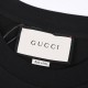 GUCCl Gucci 24S Early Spring New Pink Logo Letter Embroidered Short Sleeve T-ShirtGucc can be too good! Highly recommended! Super crispy Chill comes with a lazy cozy atmosphere is very wild  using high-density imported e