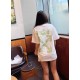 #OFF WHITE CO VIRGIL 24ss Eco Green Leaf Arrowhead Print Short Sleeve Upper