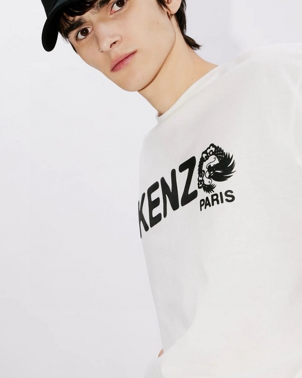 #KENZOKenzo Takada 24ss Year of the Dragon Limited Edition Letter Short Sleeve on the body