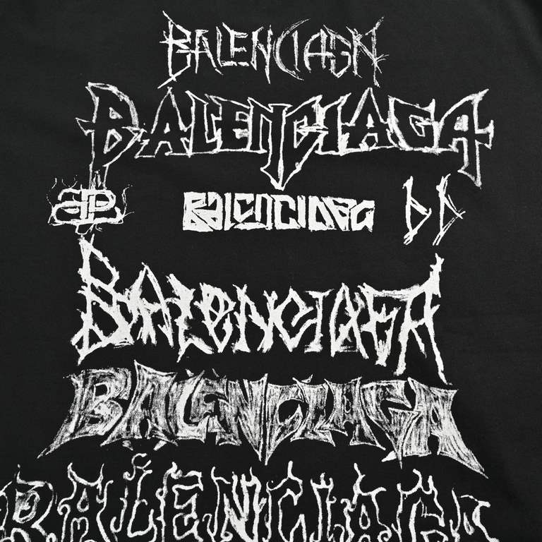 Balenciaga  Paris family 24ss dragon limited graffiti short sleeveThe original Hangzhou state special 6300 purchased, the fabric is made of 300 grams of combed cotton, garment washing process, printing using imported wat