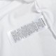 BurberryBurberry 22ss Embossed Gum Lettered Slogan Short SleeveMade of 50S double strand full mercerized cotton fabric, 2×2 combed cotton compact spun thread, collar and shoulder double needle walking thread work. Custom