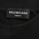 BalenciagaParis House Back Luminous Double B Print Short Sleeve2022 new back double B luminous short sleeves, luminous powder print, absorb light luminous effect, washed pick process, 235 grams double yarn double strand,