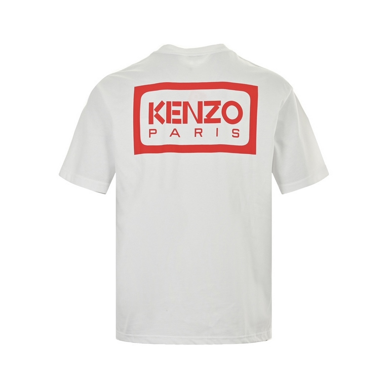 KenzoKenzo Takada 24ss Red Label Embroidered Letter Short SleeveOriginal 1500 purchase, made of 190g cotton fabric, washed and preshrunk. The front and back panels are embroidered on imported Tajima machines, with 13,000