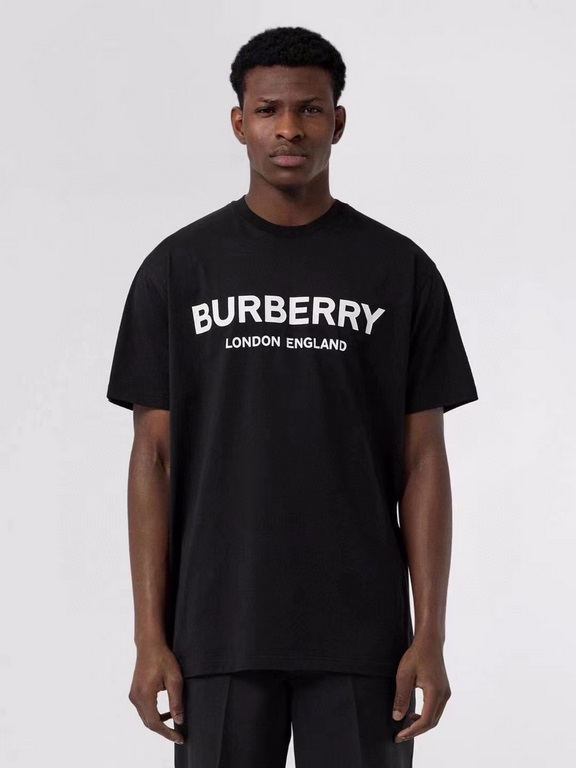 #BurberryBurberry Classic Letter Print Short Sleeve Up