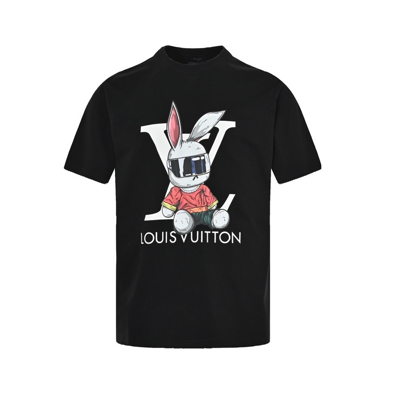 Home  Louis VuittonLouis Vuitton Louis Vuitton 23ss Year of the Rabbit Rabbit Print Short SleeveCustomized 240 grams of the same vat-dyed fabrics feel very comfortableSpring and summer latest brick cabinet synchronizatio