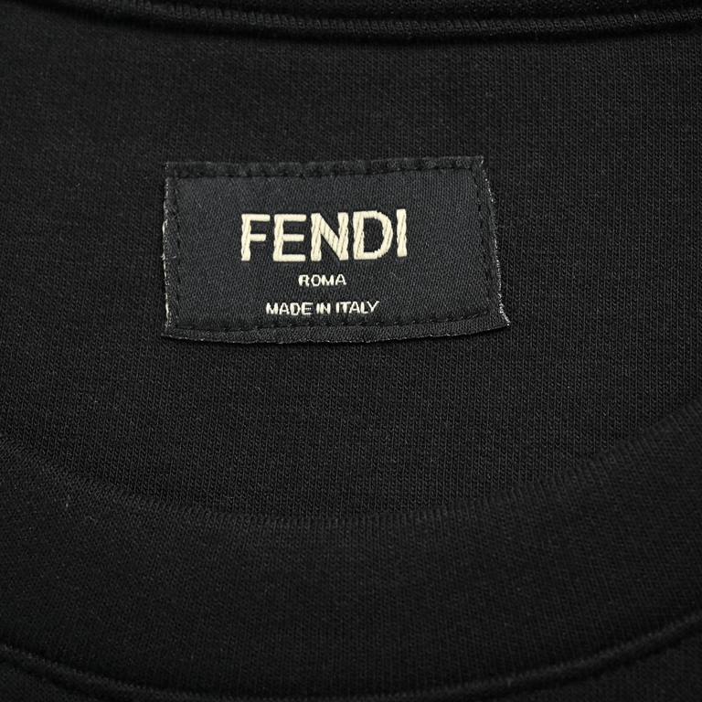 FendiFendi 24ss Gradient FF Logo Short SleeveCustomized high-count, high-density double-sided trendy fabric 280 grams, imported special machine infrared positioning, the location is more accurate, solid and sturdy, custo