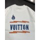 LV Louis Vuitton   exclusive exclusive new original single men's casual short-sleeved high-end customized high version of the fashionable versatile explosive models   original imported cotton fabrics chest logo pattern d