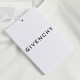 GIVENCHY Givenchy 23ss Reflective Letter Print Short SleeveMade of 50 count double stranded pima long yarn American cotton fabric, reflective letters on the chest customized according to the original 11, high temperature