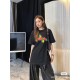 #The upper body effect#GucciSummer new, the year of the dragon limited to small dinosaurs letters logo print round neck short sleeve T-shirt, the year of the dragon as the theme of good luck, the front decorated with Guc