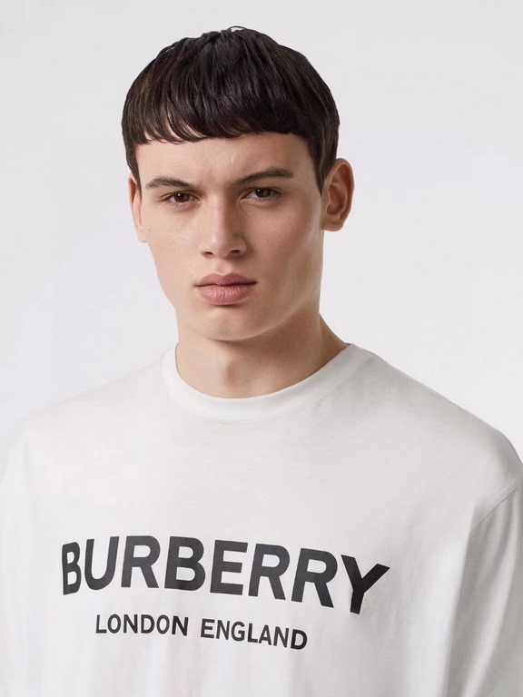 #BurberryBurberry Classic Letter Print Short Sleeve Up