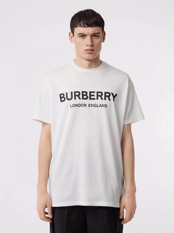 #BurberryBurberry Classic Letter Print Short Sleeve Up