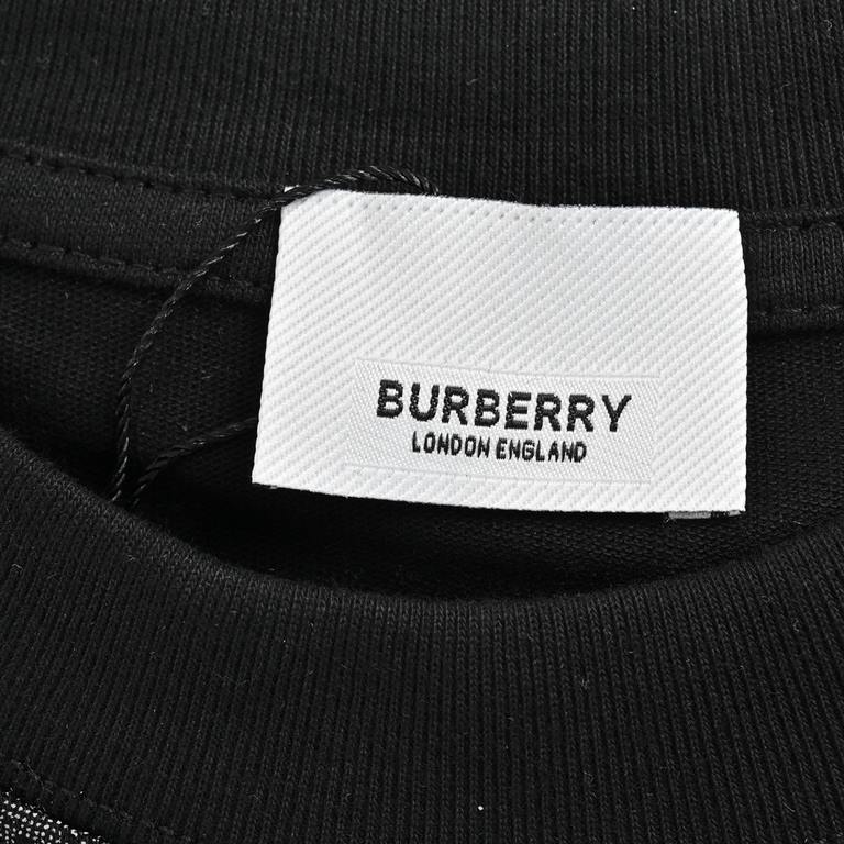 BurberryBurberry 24ss Backpack Print Short SleeveSummer channel latest short T Hand-painted bag logo print design, with super invincible charm Highly wearable couple models, summer temperament wear plus body! Guest impor