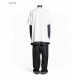 #BalenciagagParisian 23ss riveted pierced washed short sleeve upper