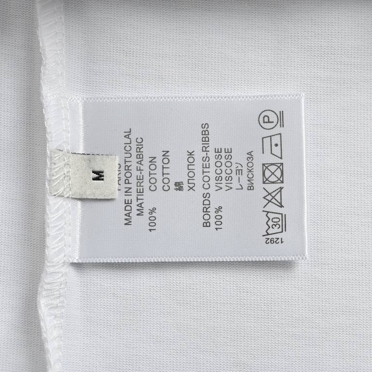 Martin MargielaMargiela 23ss Patchwork Circle Numeric Letter Short SleeveFabric custom weaving and dyeing 280g32 count double yarn fabric, wide neckline thread 300g11 cotton thread.Long wearing not deformed, fabrics from