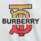 BurberryBurberry Classic Embossed TB Letter Short SleeveThe fabric is 60s double stranded double yarn 100% cotton fabric printing using Japan imported pearl pulp first bottoming and then printing color and then wrapping 