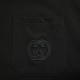 Gucci  Gucci 24ss Pocket Double G Embroidery Short SleeveUsing three-dimensional double G icon, chest pocket decoration logo embroidery process, fixed weave cotton sweater fabric, comfortable and breathable, not easy to 