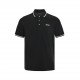 Zegna  Zegna classic chest letters embroidered Polo short-sleeved NetroStar with the same models, using the classic logo three-dimensional embroidery, embroidery full feel very comfortable Super versatile and good-lookin