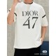 #DiorDior 24ss Large Letter Logo Printed Plunger Sleeve Short Sleeve Up