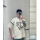 #DiorDior 24ss Large Letter Logo Printed Plunger Sleeve Short Sleeve Up