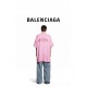 #Balenciaga  Balenciaga runway model disaster letter print short sleeve effect on the body