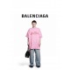 #Balenciaga  Balenciaga runway model disaster letter print short sleeve effect on the body