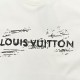 Louis VuittonLouis Vuitton 24ss Graffiti Letter Logo Print Short SleeveSimple loose fit combined with the effect of solid color.The simple loose fit combined with the solid color effect naturally highlights the premium t