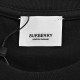 Burberry  Burberry 24ss Check Embossed Letter Short SleeveClassic logo letters LOGO print   embroidery Simple and versatile, loose fit, full of texture . Can be men and women's classic models, basic versatility without l