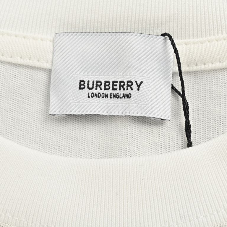 BurberryBurberry 24ss Backpack Print Short SleeveSummer channel latest short T Hand-painted bag logo print design, with super invincible charm Highly wearable couple models, summer temperament wear plus body! Guest impor