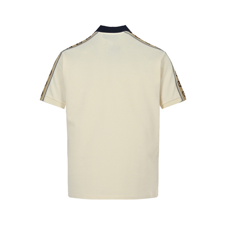 GucciGucci 20ss Reflective Ribbon Polo Short SleevePurchase the authentic version of the operation of the custom weaving 60 count double stranded fabrics to distinguish the market custom weaving double herringbone patter