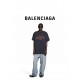 #Balenciaga  Balenciaga runway model disaster letter print short sleeve effect on the body