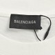 Balenciaga  Balenciaga 24ss Barcode Letter Icon Print Short SleeveVintage plain knit fabric Neutral designFabric Xinjiang Long Staple Cotton 16G 230g double washedNeutral designUnisexcolor black whiteSize S-XL