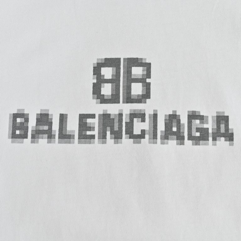 BalenciagaBalenciaga 23ss Mosaic Print Short SleevePrinted material is made of safe and environmentally friendly non-toxic baby certified foam; Printed outlines are clear and clean, with the texture of the Conley machine