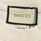 GucciGucci 23Fw Mushroom Small Letter Print Short SleeveThe fabric is made of 270 grams of combed cotton, custom 1  1 thread, clothing two times at the wash, the fabric is comfortable and skin-friendly without strange fe