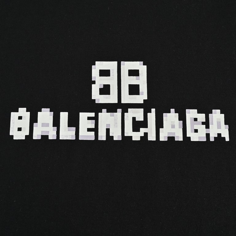 BalenciagaBalenciaga 23ss Mosaic Print Short SleevePrinted material is made of safe and environmentally friendly non-toxic baby certified foam; Printed outlines are clear and clean, with the texture of the Conley machine