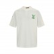 Louis Vuitton 24ss Back Colorful Letter Print Short SleeveLouis ViuttonLouis Vuitton 24ss Short Sleeve Colorful Monogram Print on BackExplosive spot spring and summer short-sleeved, simple basic closet gods, casual and v