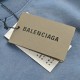 BalenciagaParis House 24ss front and back embroidered logo washed short sleevesHigh quality front and back logo embroidery gradient old short sleeve, cotton double yarn fabric, color contrast dyeing fabric, front and bac